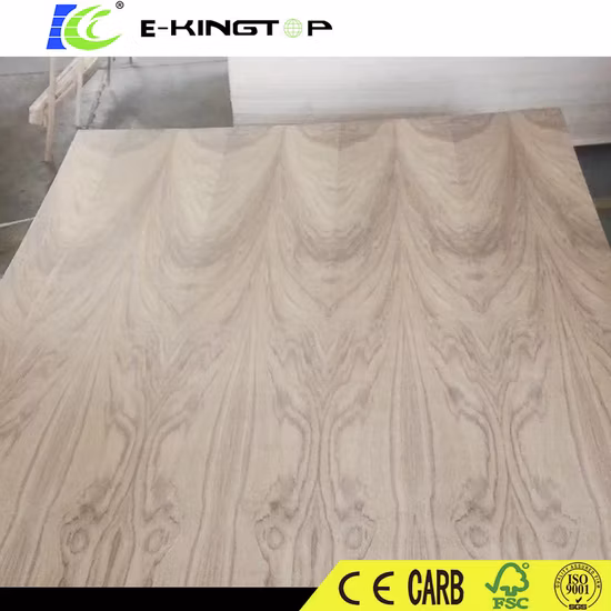 Preço barato 3mm Folheado de madeira Bintangor A Grade Rotary Cut Face Poplar Okoume Fornecedor